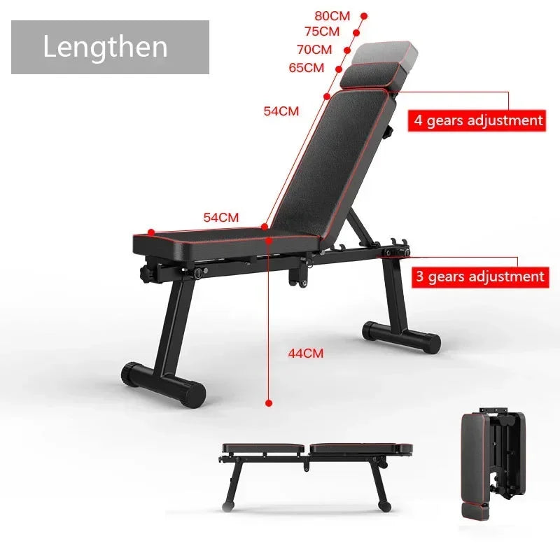 Upgrade New Household Dumbbell Bench Portable Weightlifting - GilloServ