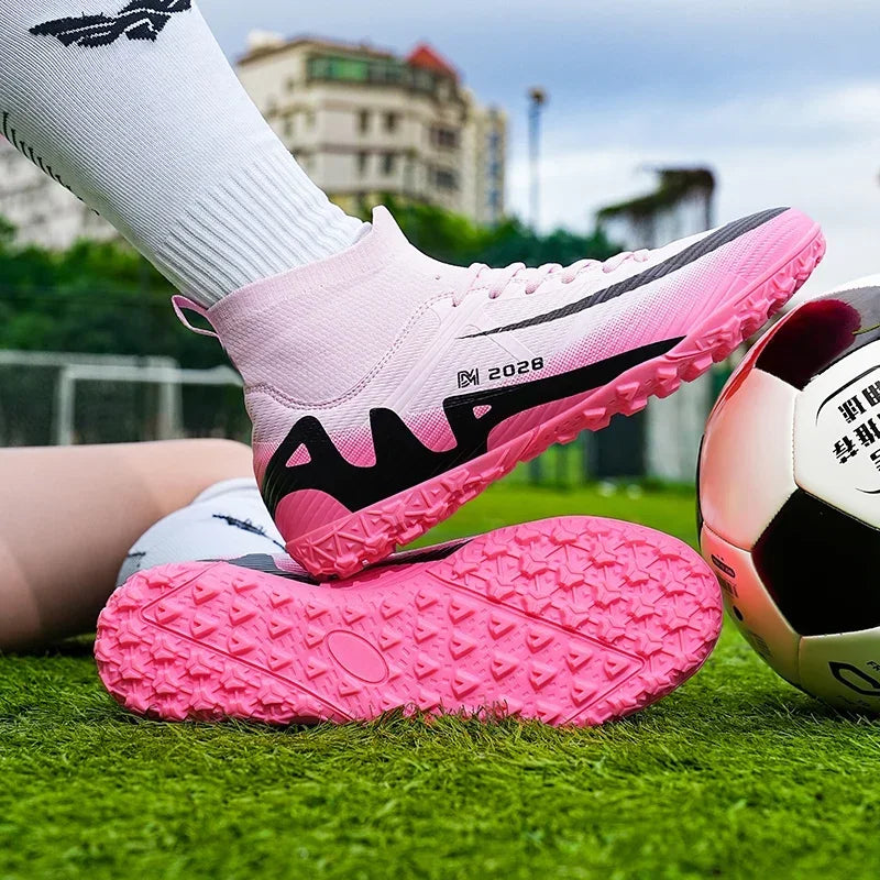 Best Quality New Ultralight Soccer Shoes//High Ankle Football Boots High-quality - GilloServ