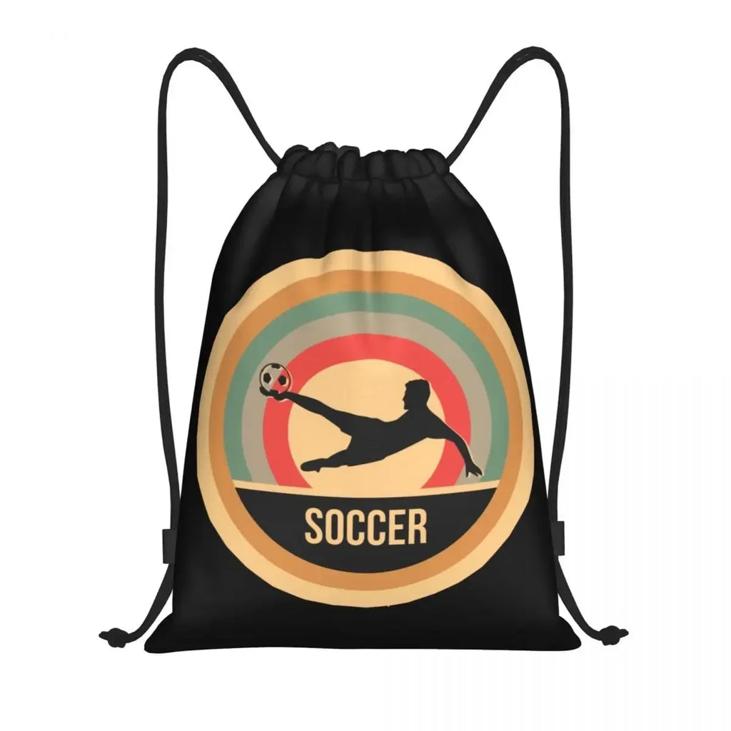 Custom Soccer Retro Football Drawstring Bag for Training - GilloServ