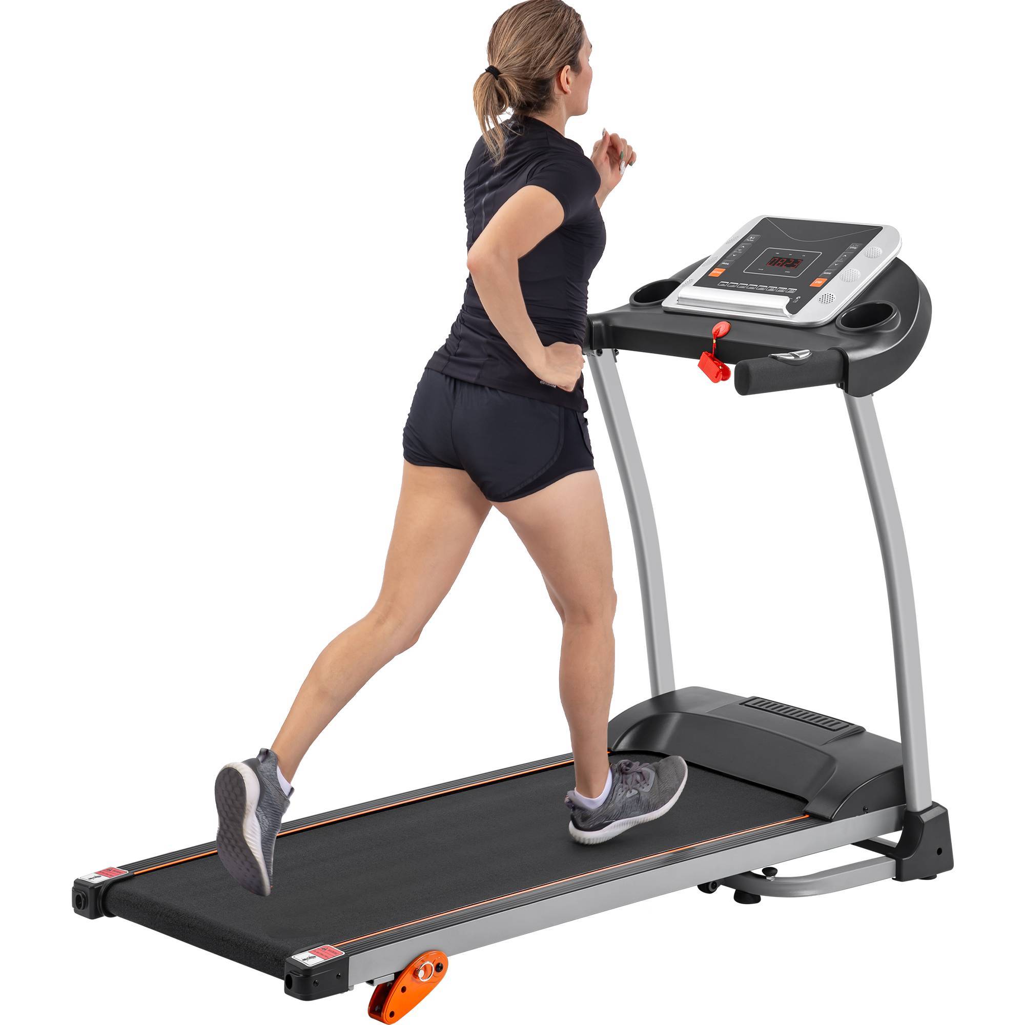 Home Use Easy Folding Treadmill,1.5HP Electric Running,Jogging Walking Machine - GilloServ