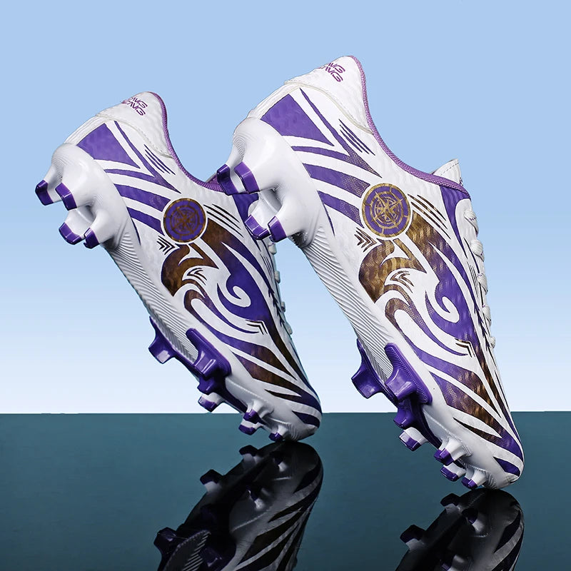 New Football Shoes Comfortable// Grass Training Football Field Boots//Non-Slip Soccer Shoes - GilloServ