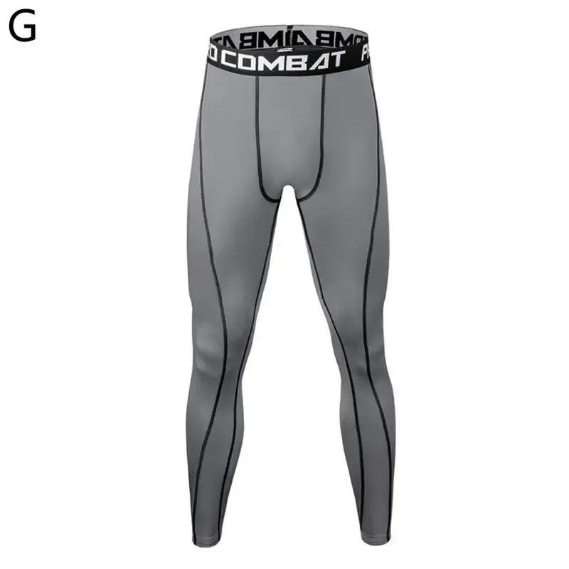 Fishing Men Compression Tight Leggings Running Sport Male Fitness Jogging Pants Quick Dry Trousers Workout Training Yoga Bottoms - GilloServ