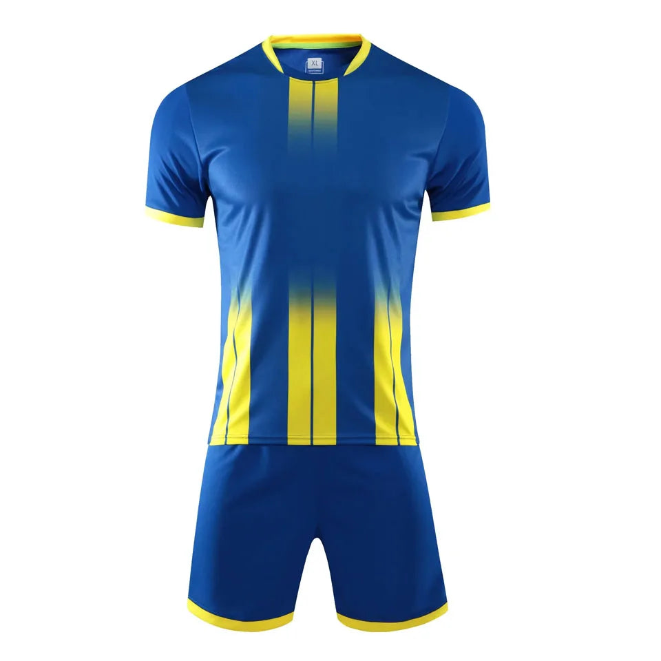 Men Kids Soccer Jersey Suits Quick Drying Football Uniform Outfit - GilloServ
