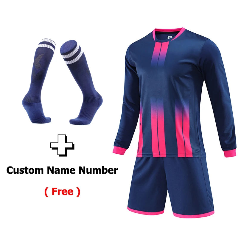 Shorts Full Sleeve Soccer Jersey Suit - GilloServ