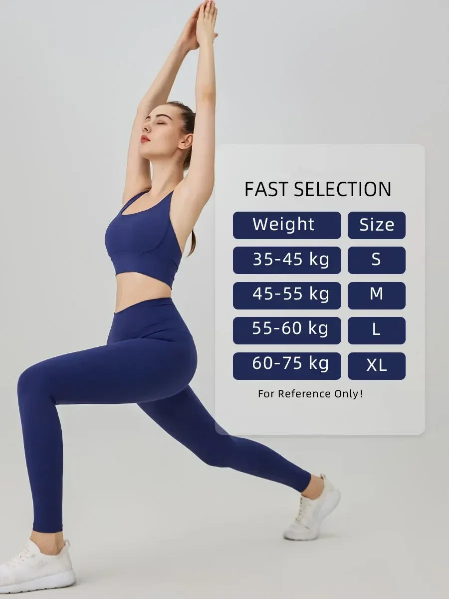Yoga Clothes Women's Tracksuit Athletic Wear Pilates Fitness Suit - GilloServ