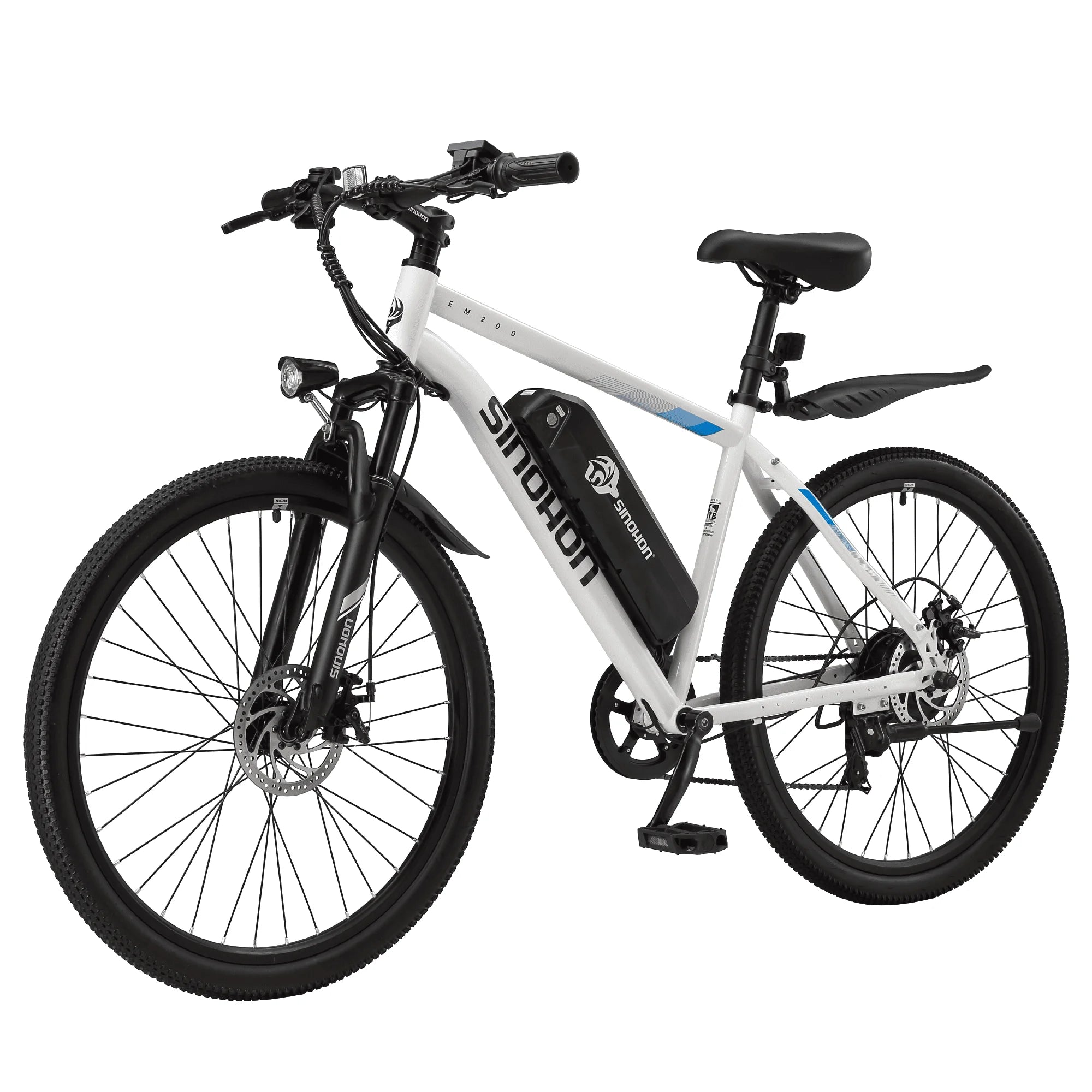 Mountain E- Bike Adults 500W Peak Motor 26'' Tires Front Suspension Electric Bicycle - GilloServ