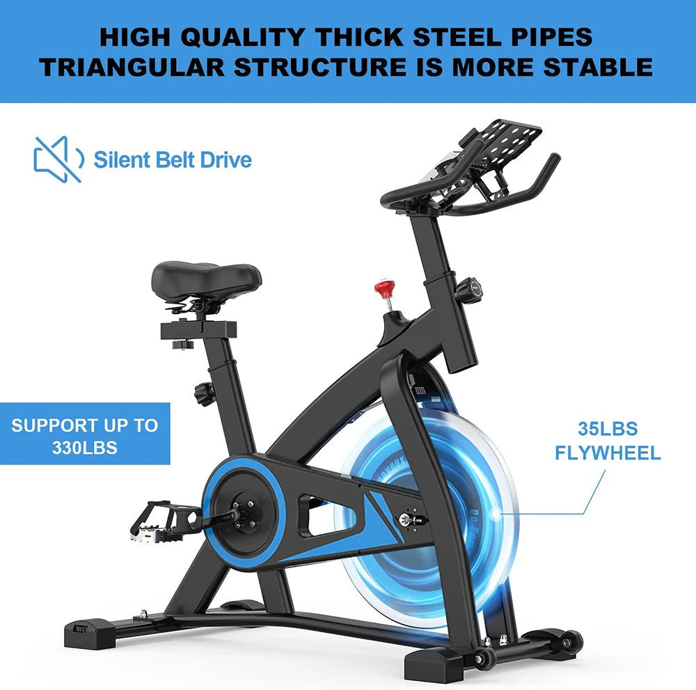 Workout Home Indoor Fitness Trainer Bike Foldable
