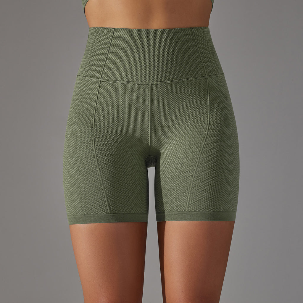Seamless Solid color polka Jacquard High-Waisted - GilloServ