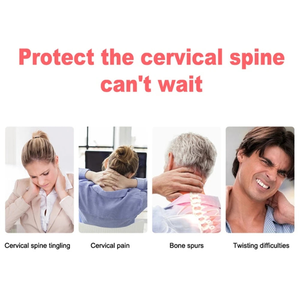 Self-heating Tourmaline Neck Magnetic Therapy Support Belt Black Protect Band Neck Support Massage Health Care - GilloServ