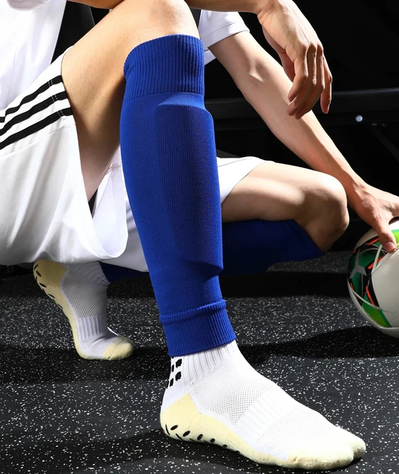 3 Pieces Set Anti Slip Grips Socks and Shin Guard & Sleeve Set - GilloServ