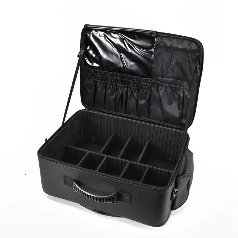 High quality briefcase Travel Makeup Bag Luggage Suitcase for Artists - GilloServ