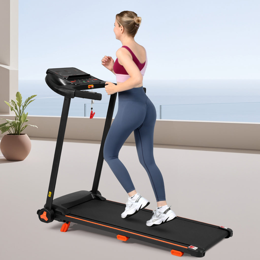 Brand New Home Treadmill, 2.5HP Silent Folding Treadmill With Heart Rate Sensor, Weighing 300 Pounds, Banned Platform Temu - GilloServ