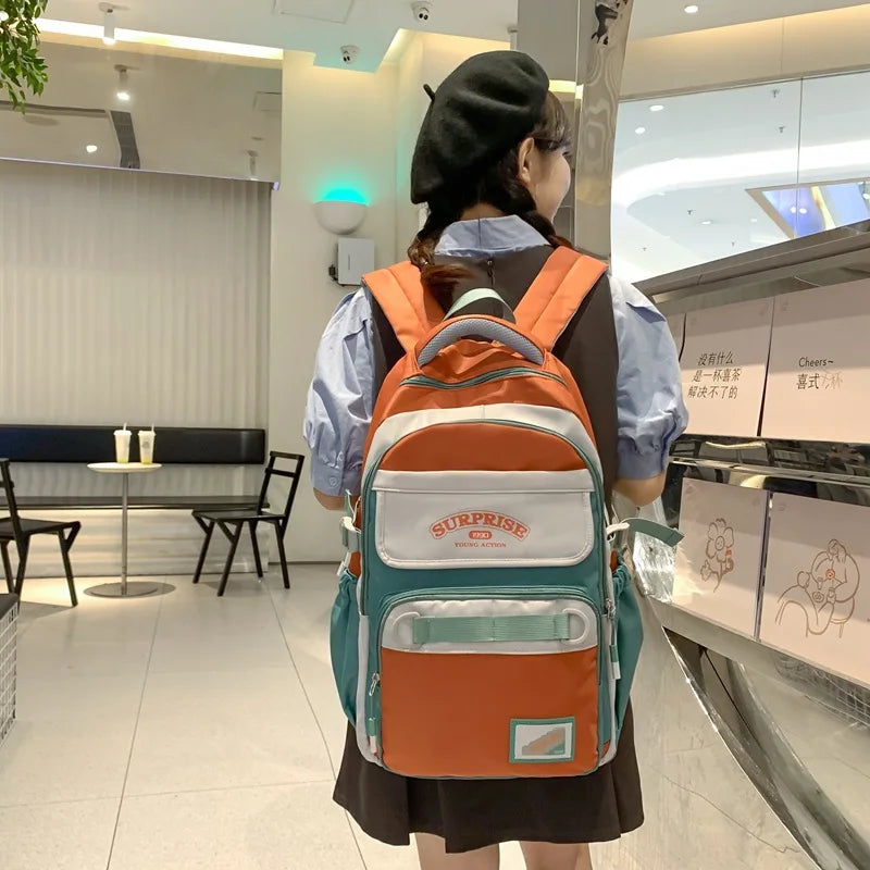 Schoolbag Girl/Boy Fresh Cartoon Grade Big Capacity Backpack - GilloServ