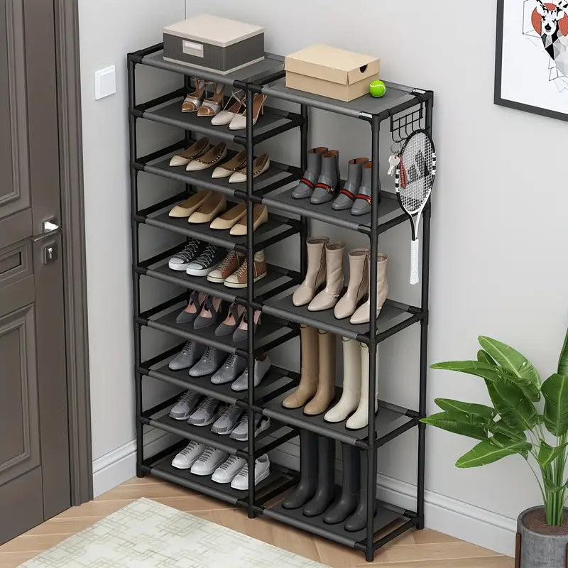 From sneakers to stilettos, this 9-tier Shoe Rack has room for all