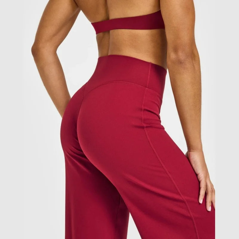 Sports Straight-Leg Pant for Women Mid-Waist Yoga GYM Wear - GilloServ