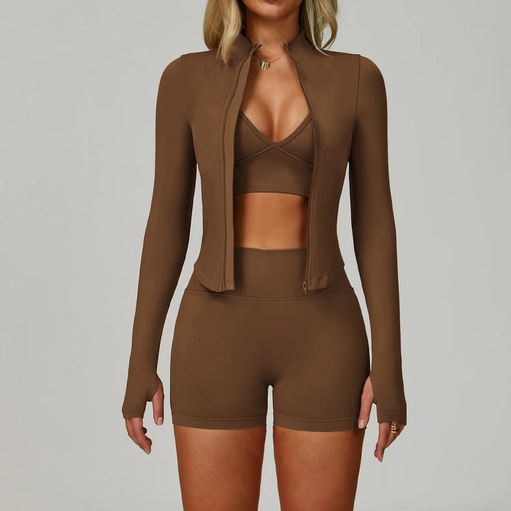 Yoga Gym Clothes Women Tracksuit// Workout //Outfits Fitness Set - GilloServ