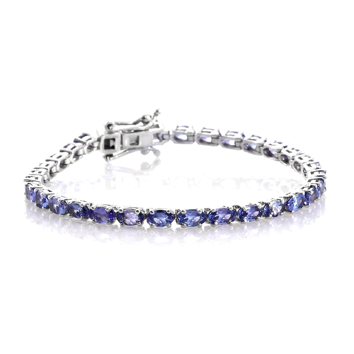 Tanzanite Tennis Bracelet – 925 Sterling Silver-0