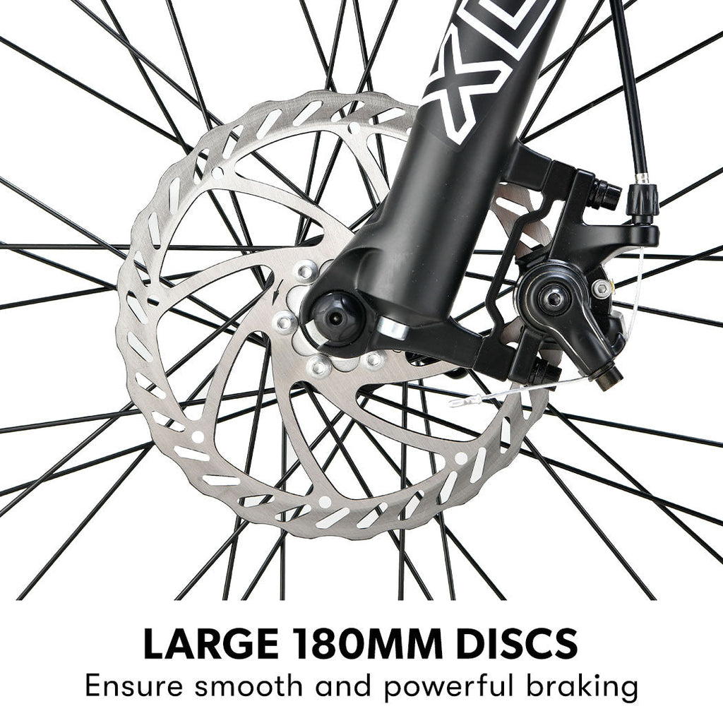 NNEMB 2023 MX7 Electric Bike Medium frame Mountain ebike-Black and Blue-2