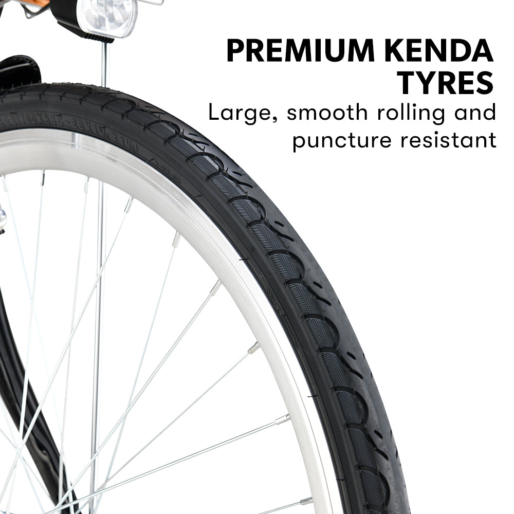 NNEMB 2023 Laneway 5 Vintage Electric Bike-Torque Sensor equipped eBike-Medium-Black-3