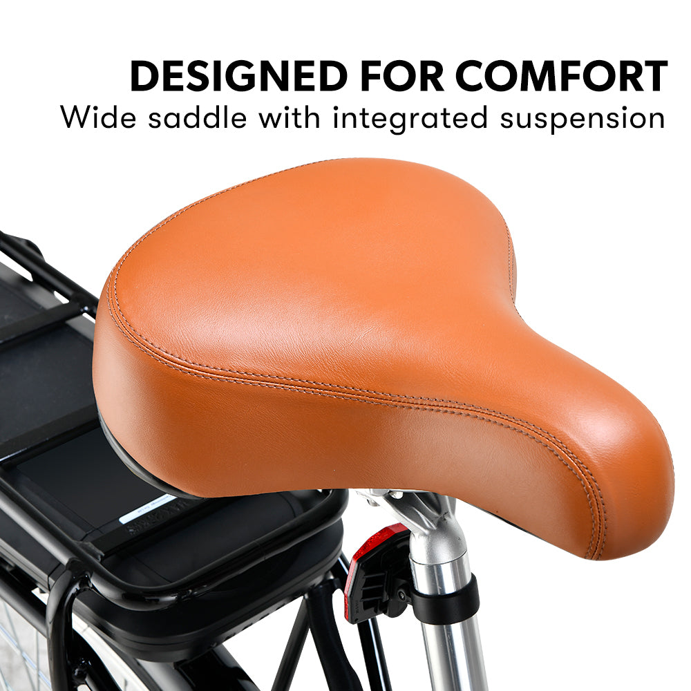 NNEMB 2023 Laneway 5 Vintage Electric Bike-Torque Sensor equipped eBike-Medium-Black-2