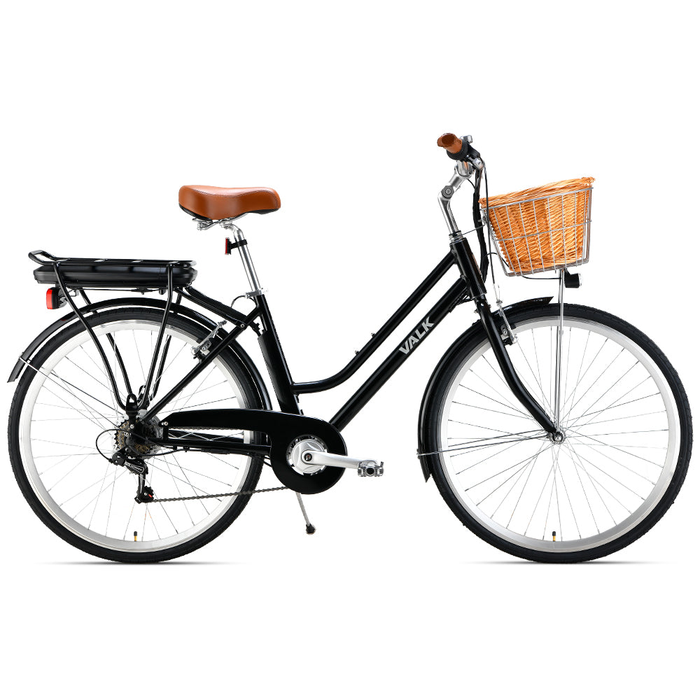 NNEMB 2023 Laneway 5 Vintage Electric Bike-Torque Sensor equipped eBike-Medium-Black-0