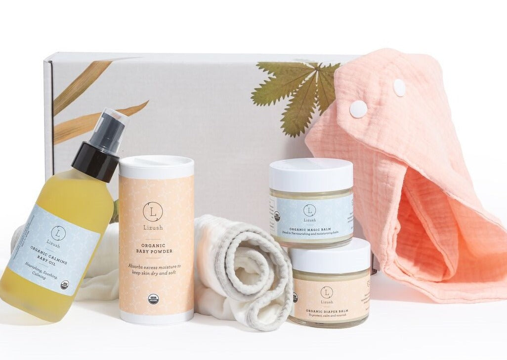 Organic full Care New Baby Gift Set - Welcome little one! - GilloServ