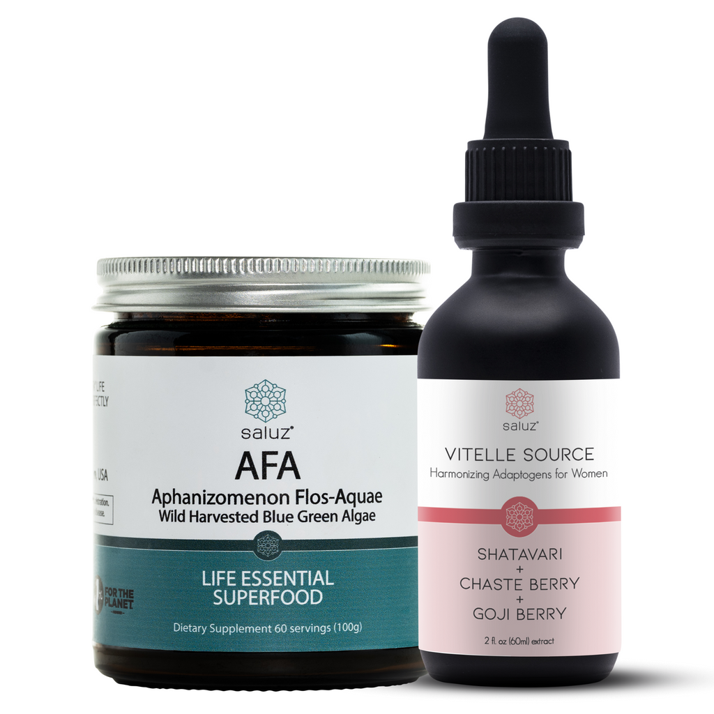Vitelle Womens Energy Promoting Pairing AFA Nourishing Tonic For Health
