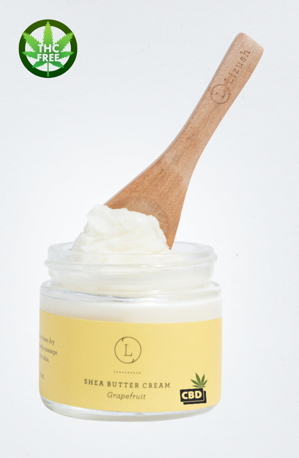 CBD Grapefruit Shea Butter Body Cream with CBD,
