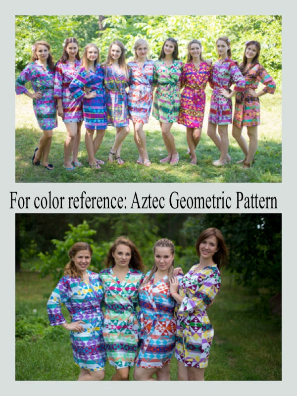 Gray Beach Days Style Caftan in Diamond Aztec-2