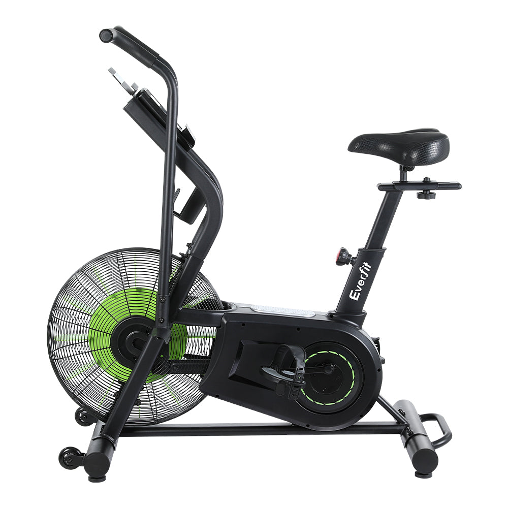 NNEDSZ Air Bike Dual Action Exercise Bike Fitness Home Gym Cardio - GilloServ