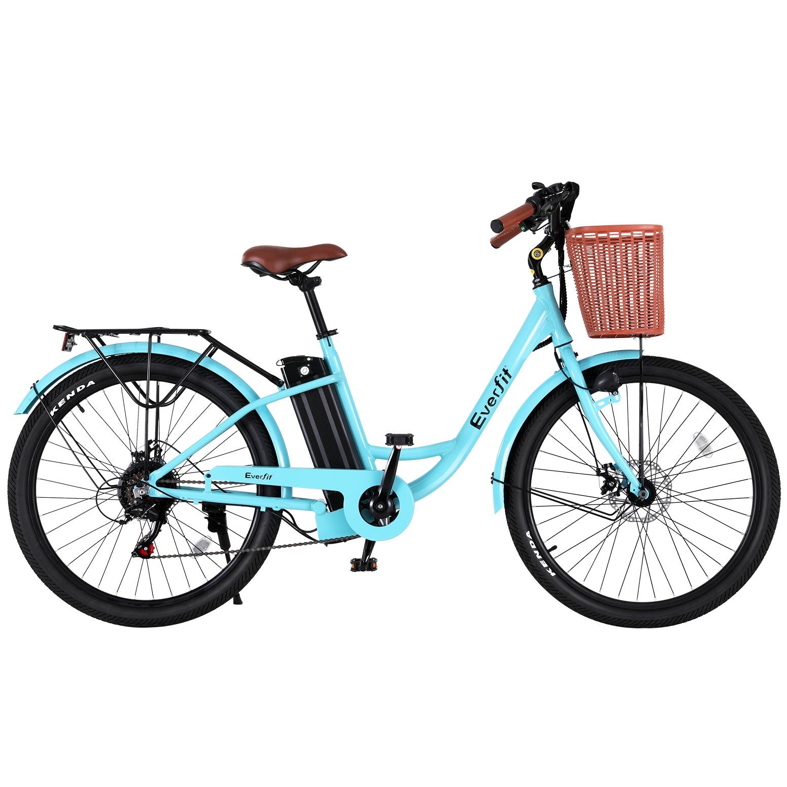 NNEDSZ 26" Electric Bike City Bicycle eBike e-Bike Commuter w/ Battery BL-0
