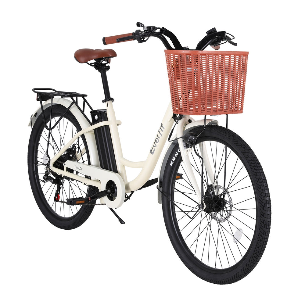 26" Electric Bike City Bicycle eBike e-Bike Commuter w/ Battery - GilloServ