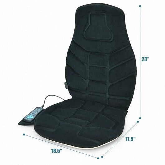Seat Cushion Massager Heat 6 Vibration Motors for Home - GilloServ