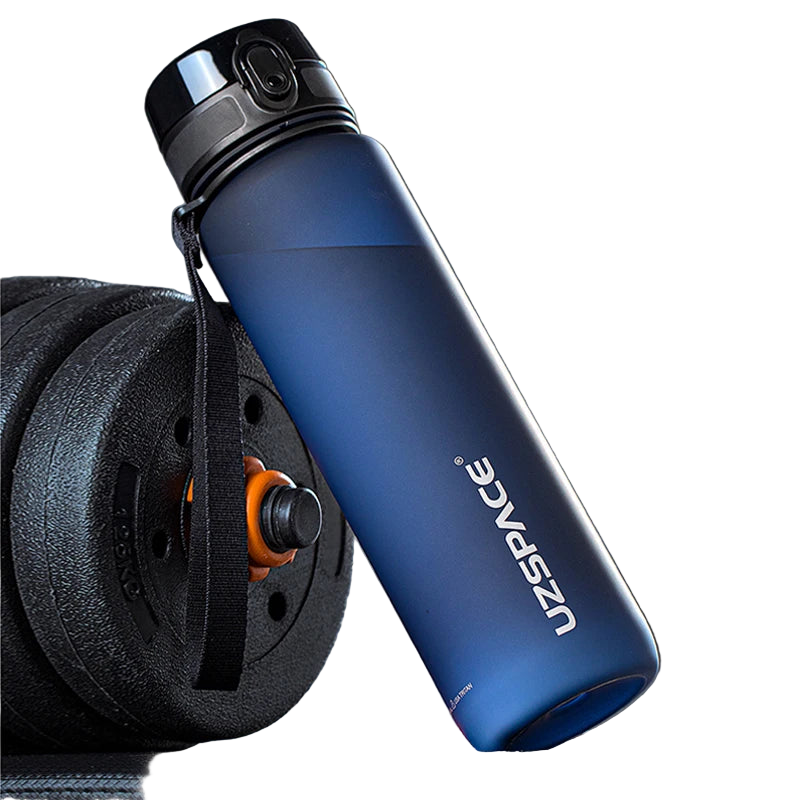 1L Sports Shaker Water Bottle Blue