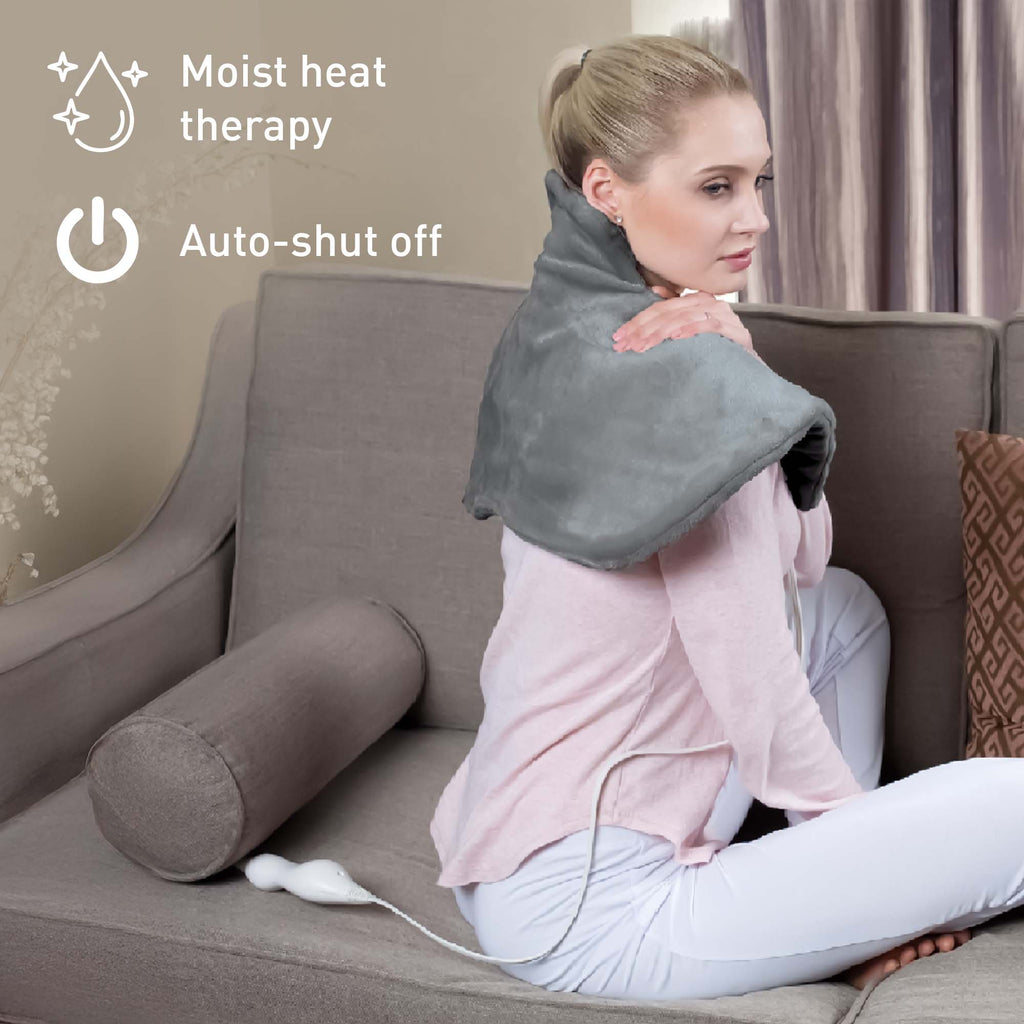 Total Comfort Package: Neck & Shoulder Warmer + Electric Heat Pad - GilloServ
