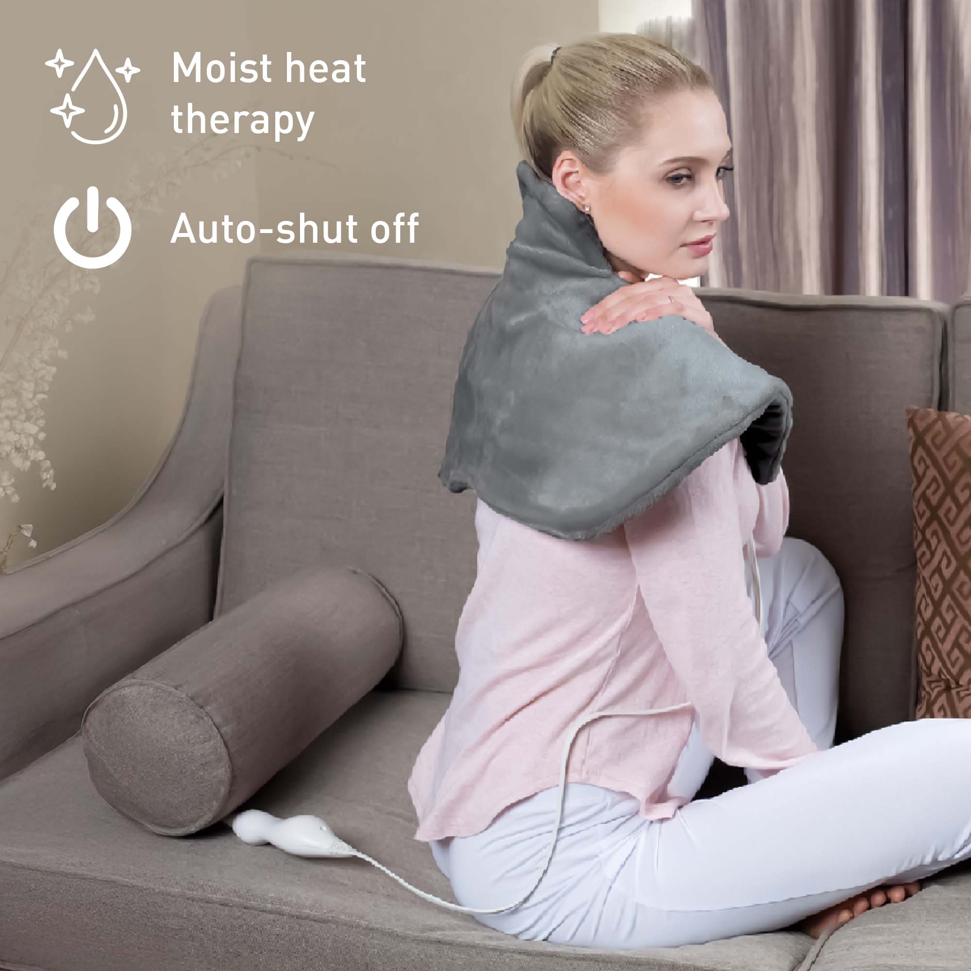 Total Comfort Package: Neck & Shoulder Warmer + Electric Heat Pad - GilloServ