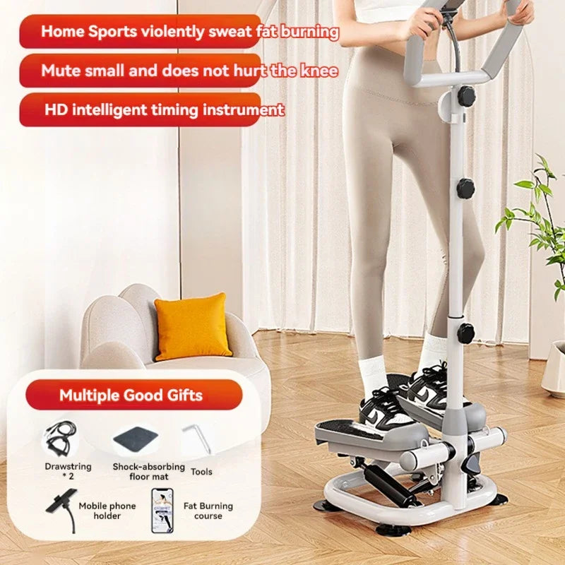 Silent Handrail Stepper for Home Fitness - GilloServ
