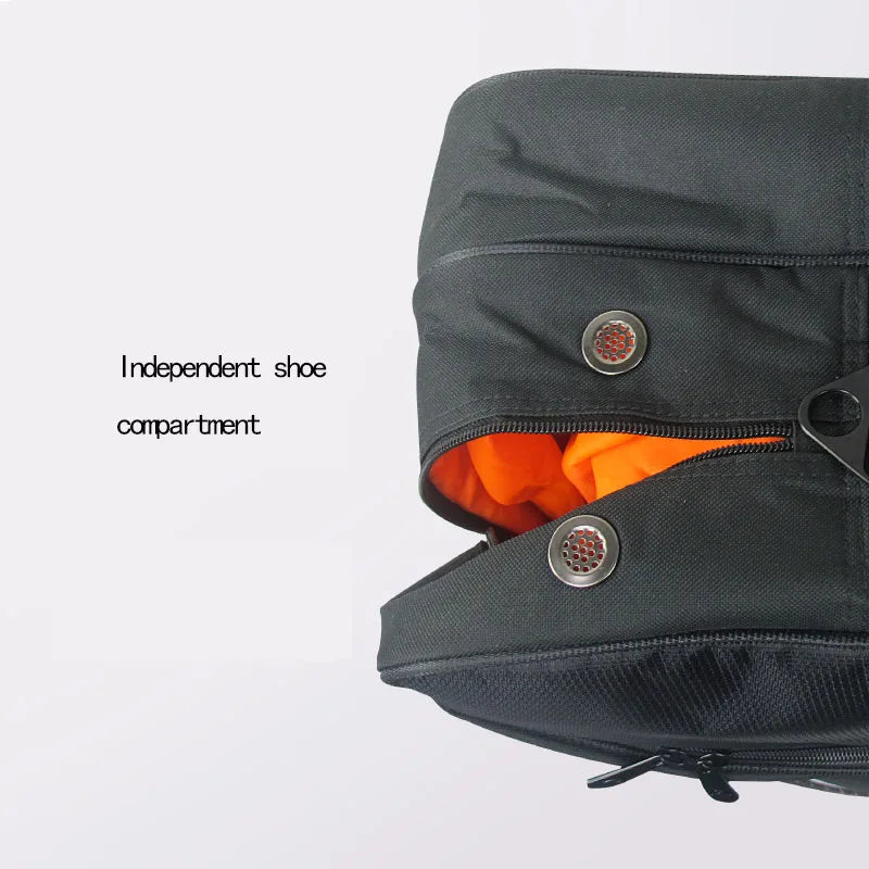 Tennis Badminton Racket Backpack Black - GilloServ