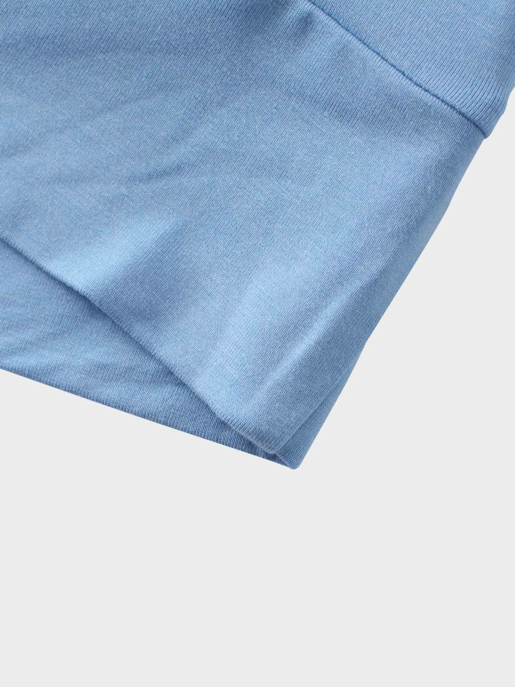 ZIP UP HOODIE-SKY BLUE