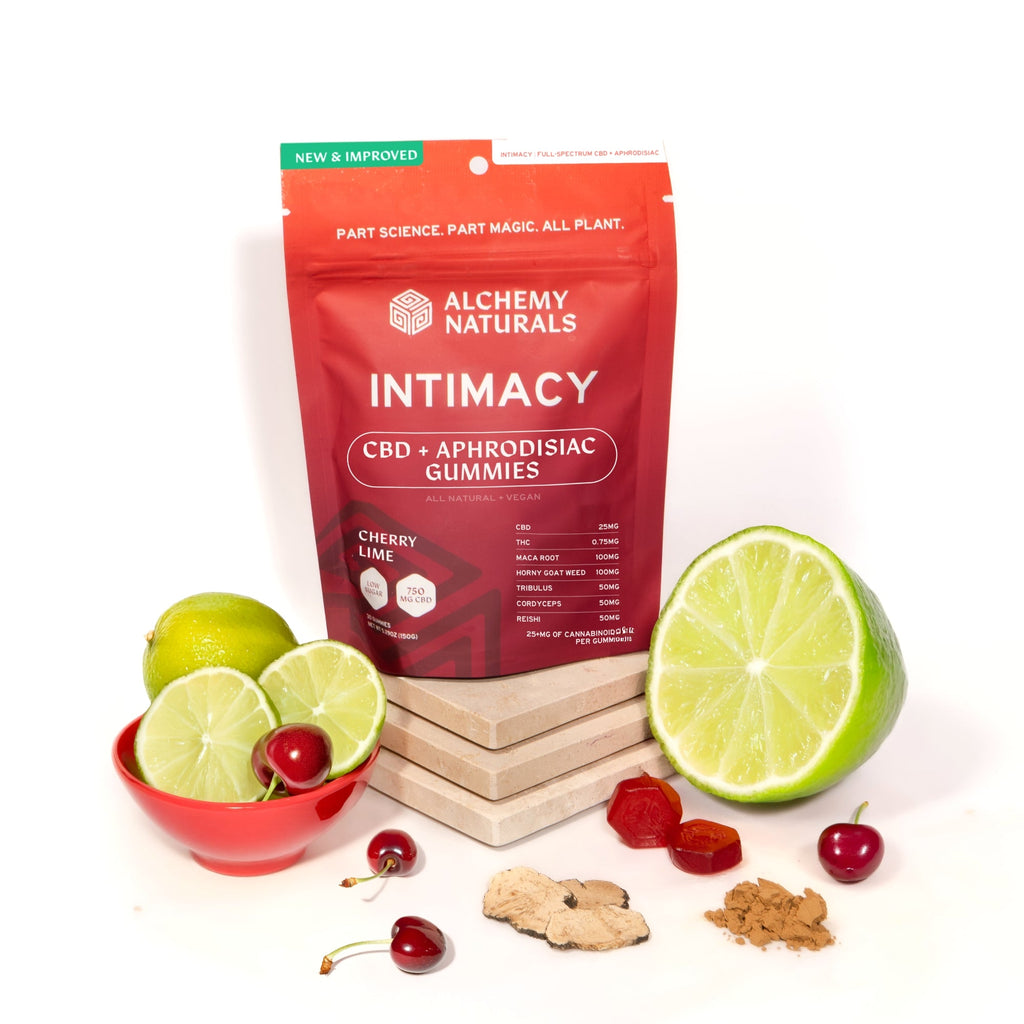 20-Pack: New Intimacy CBD Gummies (Maca, Horny Goat Weed, Tribulus, Reishi & Cordyceps) - GilloServ