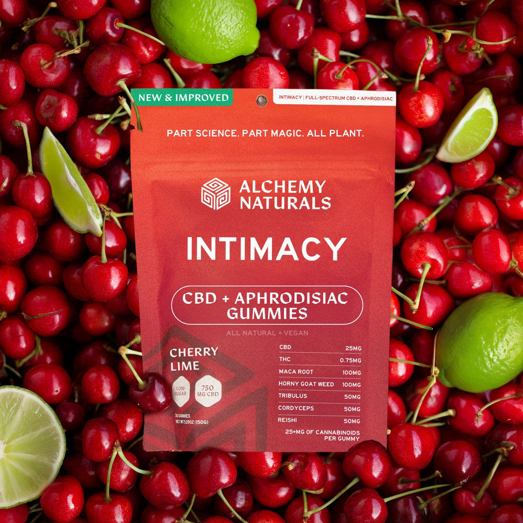 20-Pack: New Intimacy CBD Gummies (Maca, Horny Goat Weed, Tribulus, Reishi & Cordyceps) - GilloServ