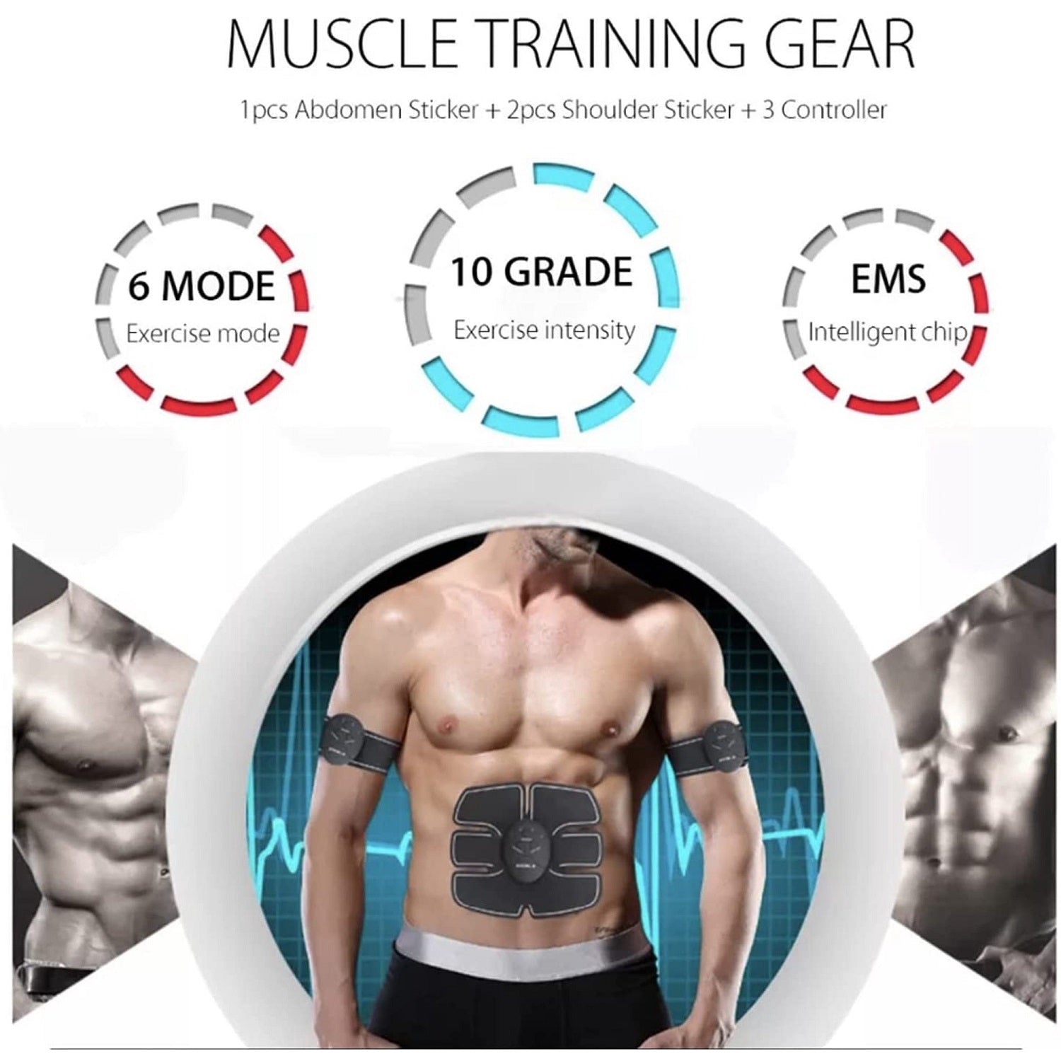 Abdominal Muscle Toner Massager - GilloServ