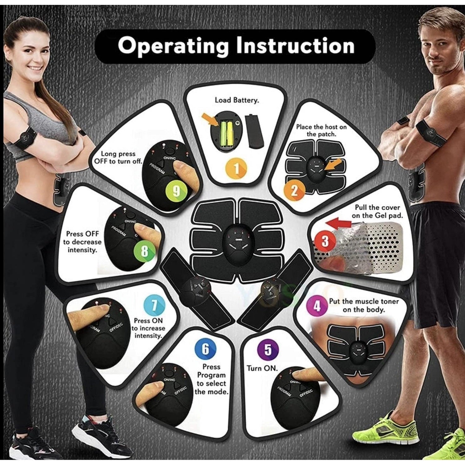 Abdominal Muscle Toner Massager - GilloServ