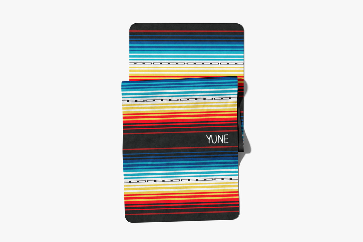 Yoga Mat | 6mm Thick | Striped | Non-Slip |