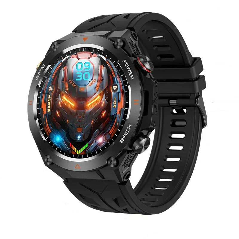 Men's Smart Fitness Watch Bluetooth Call (Black) - GilloServ
