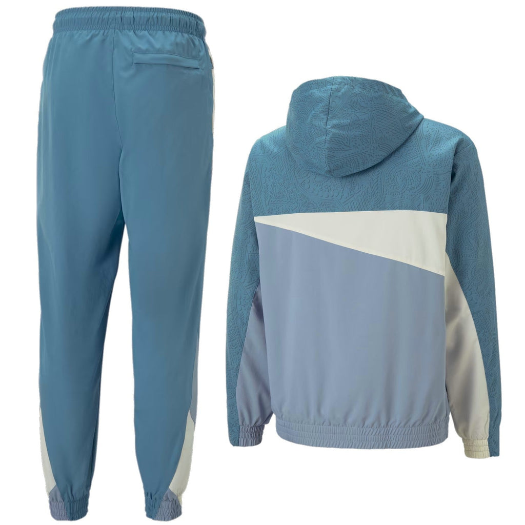 Olympique Marseille streetwear woven presentation tracksuit - GilloServ