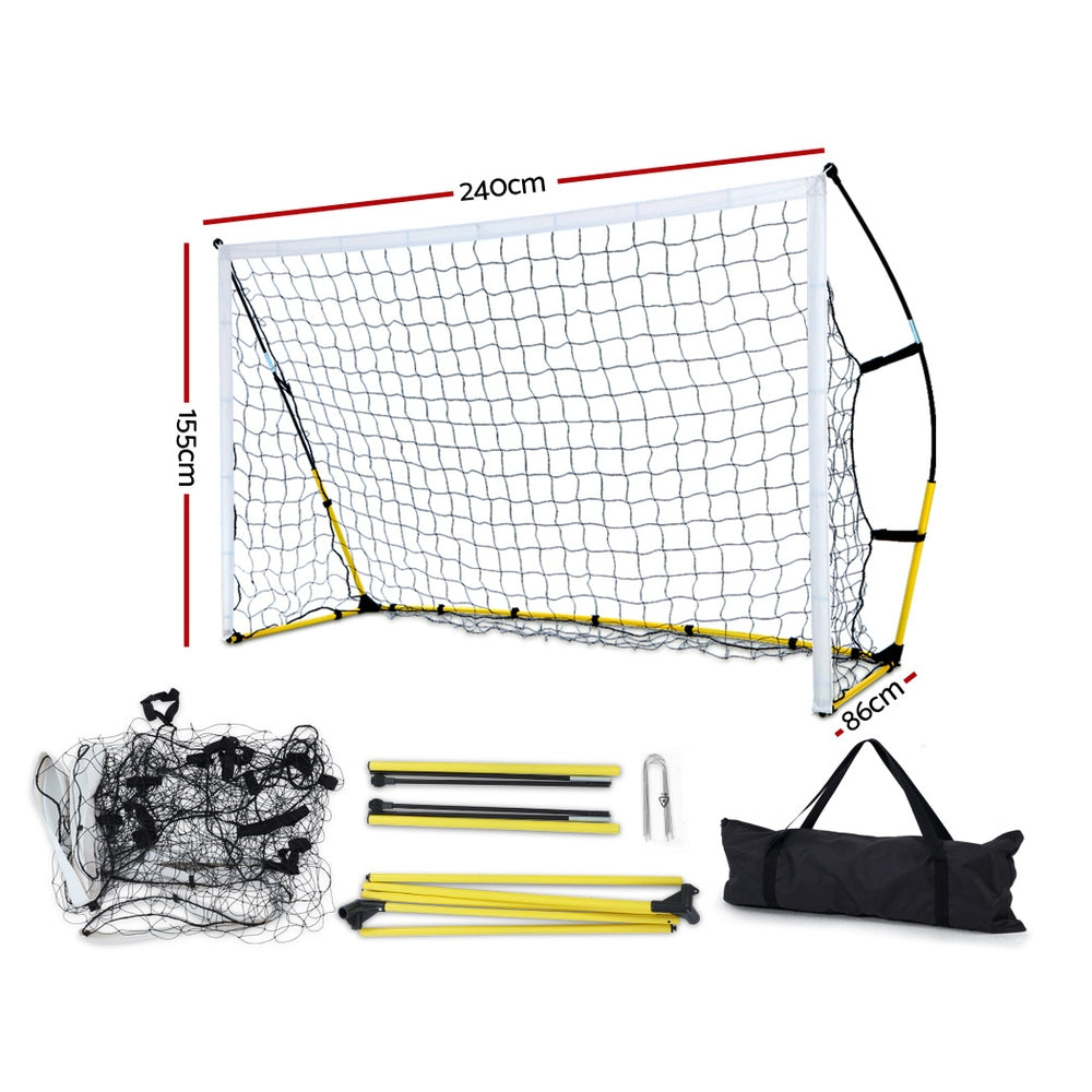 Portable Football Goal Net Kids Outdoor Training Soccer Sports