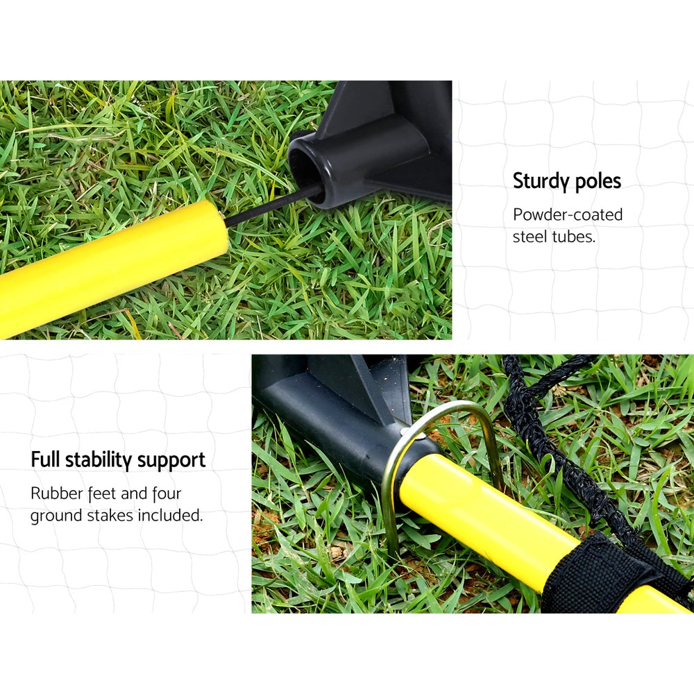 Portable Football Goal Net Kids Outdoor Training Soccer Sports