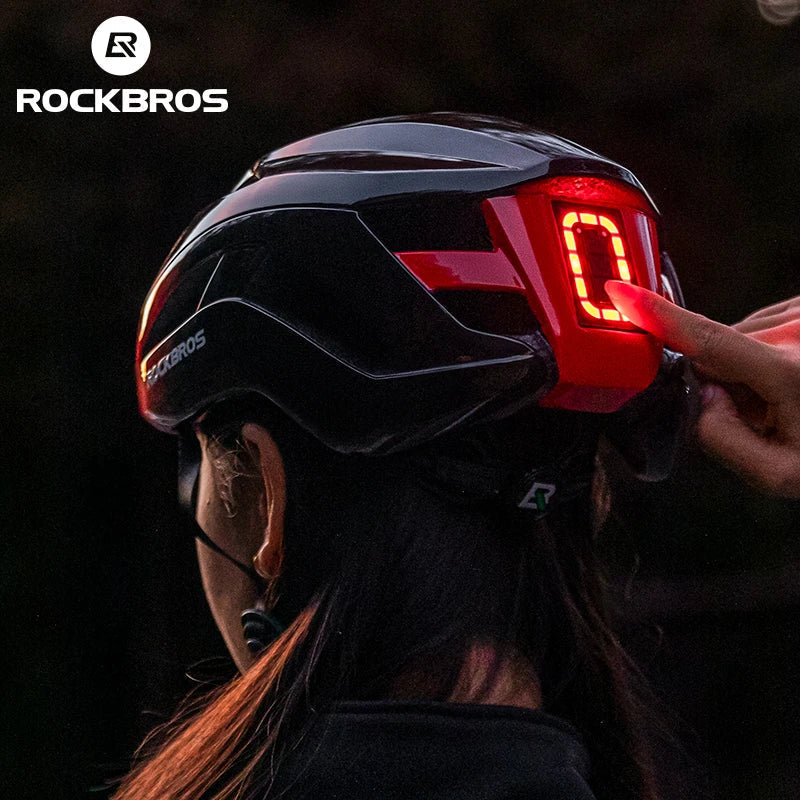 Rechargeable LED Cycling Helmet with Type-C Charging Grey - GilloServ