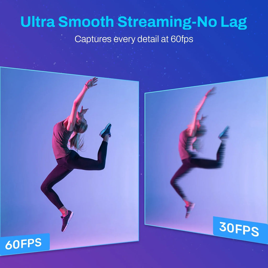 4K Streaming Webcam with Autofocus Black - GilloServ